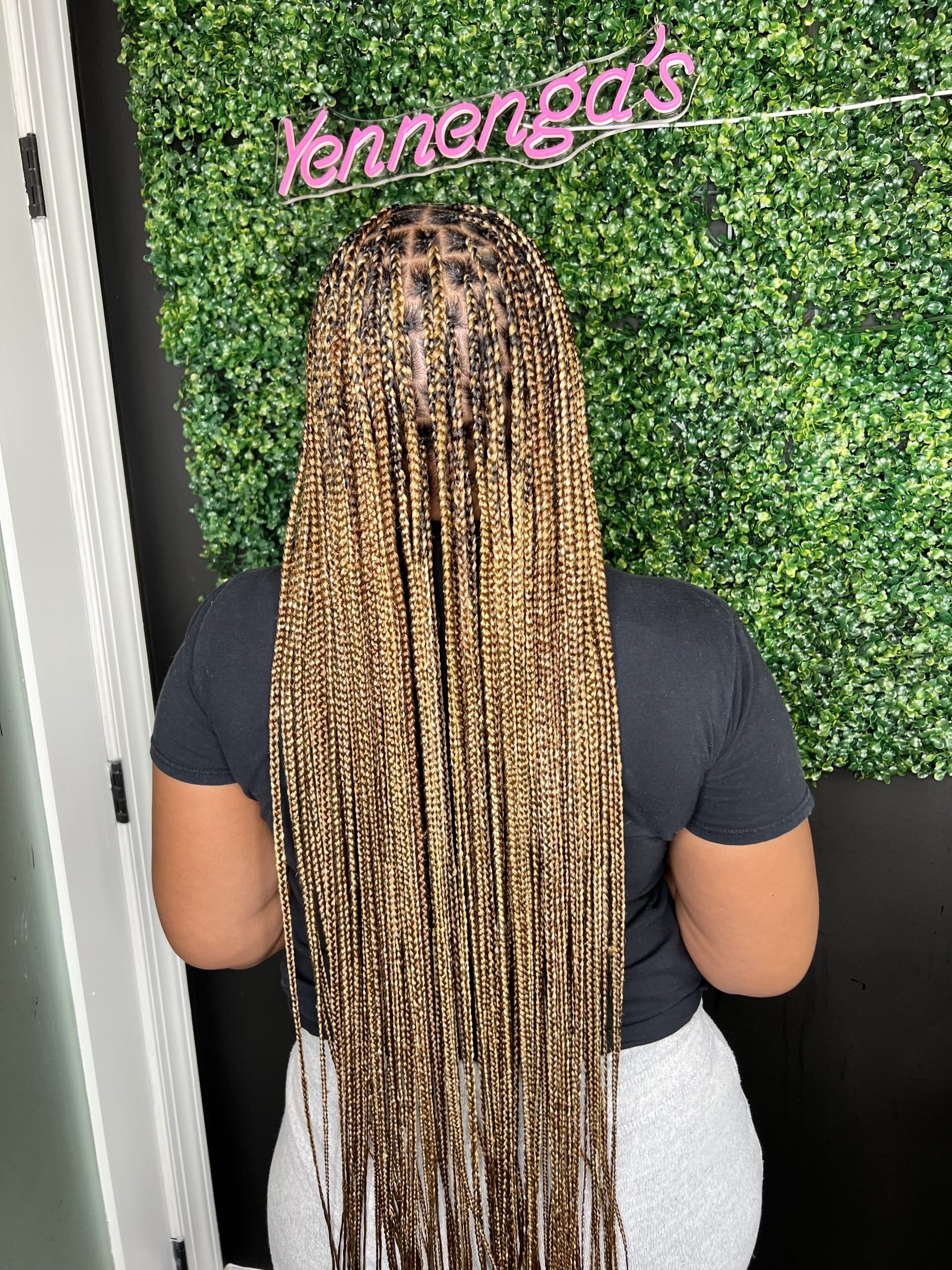 Yennenga's Touch Braiding work 2