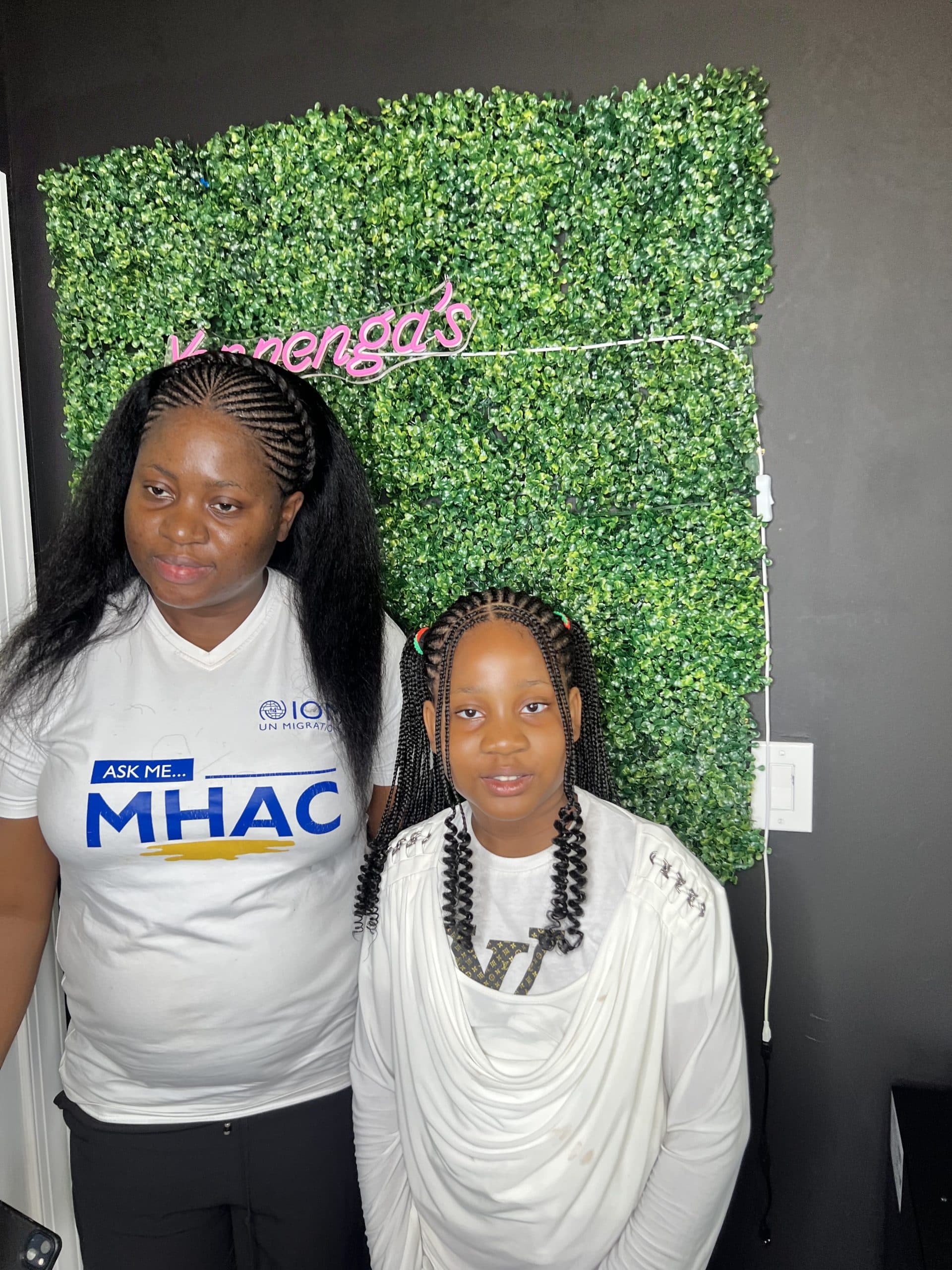 Yennenga's Touch Braiding work 3