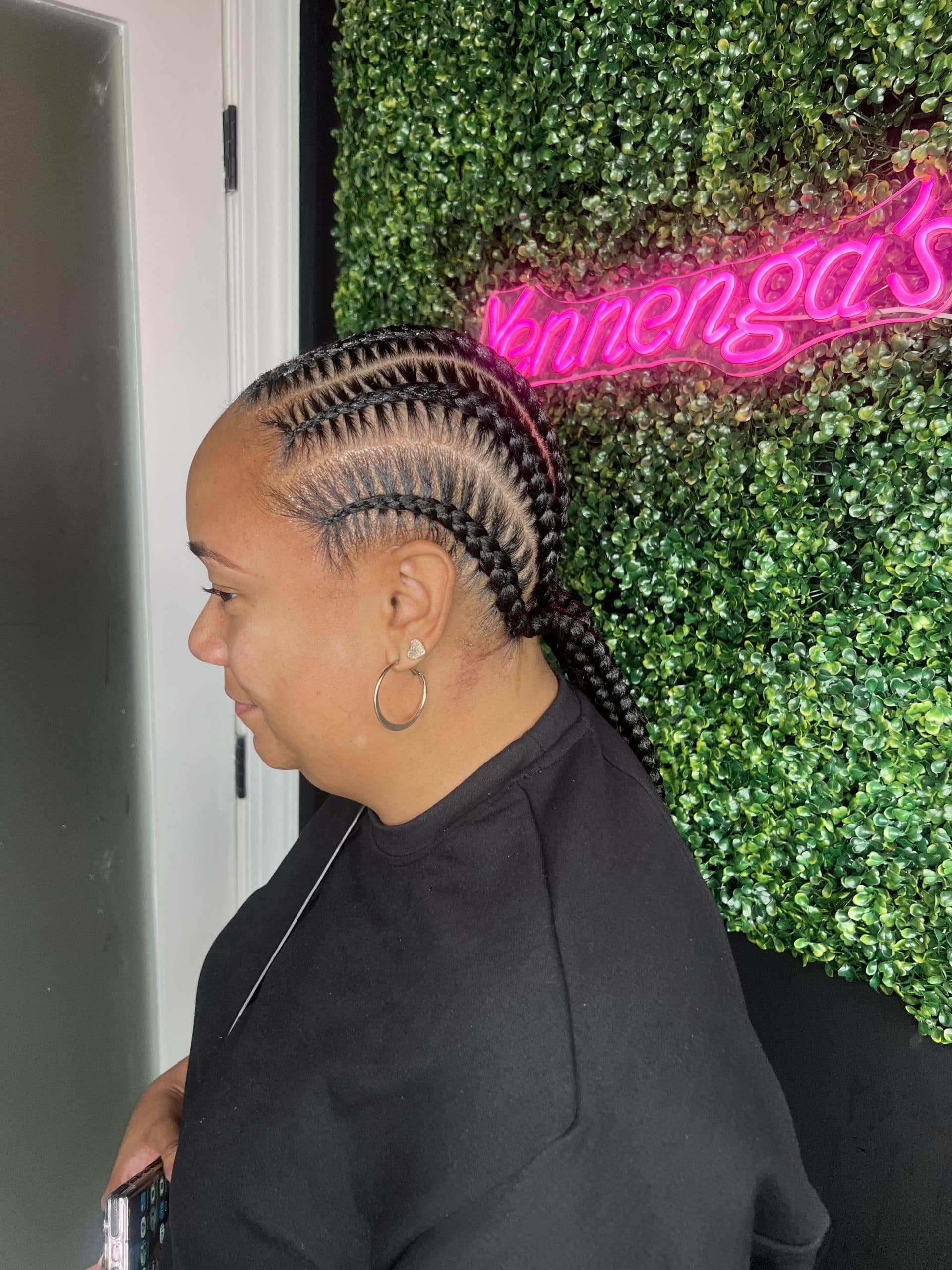 Yennenga's Touch Braiding work 5